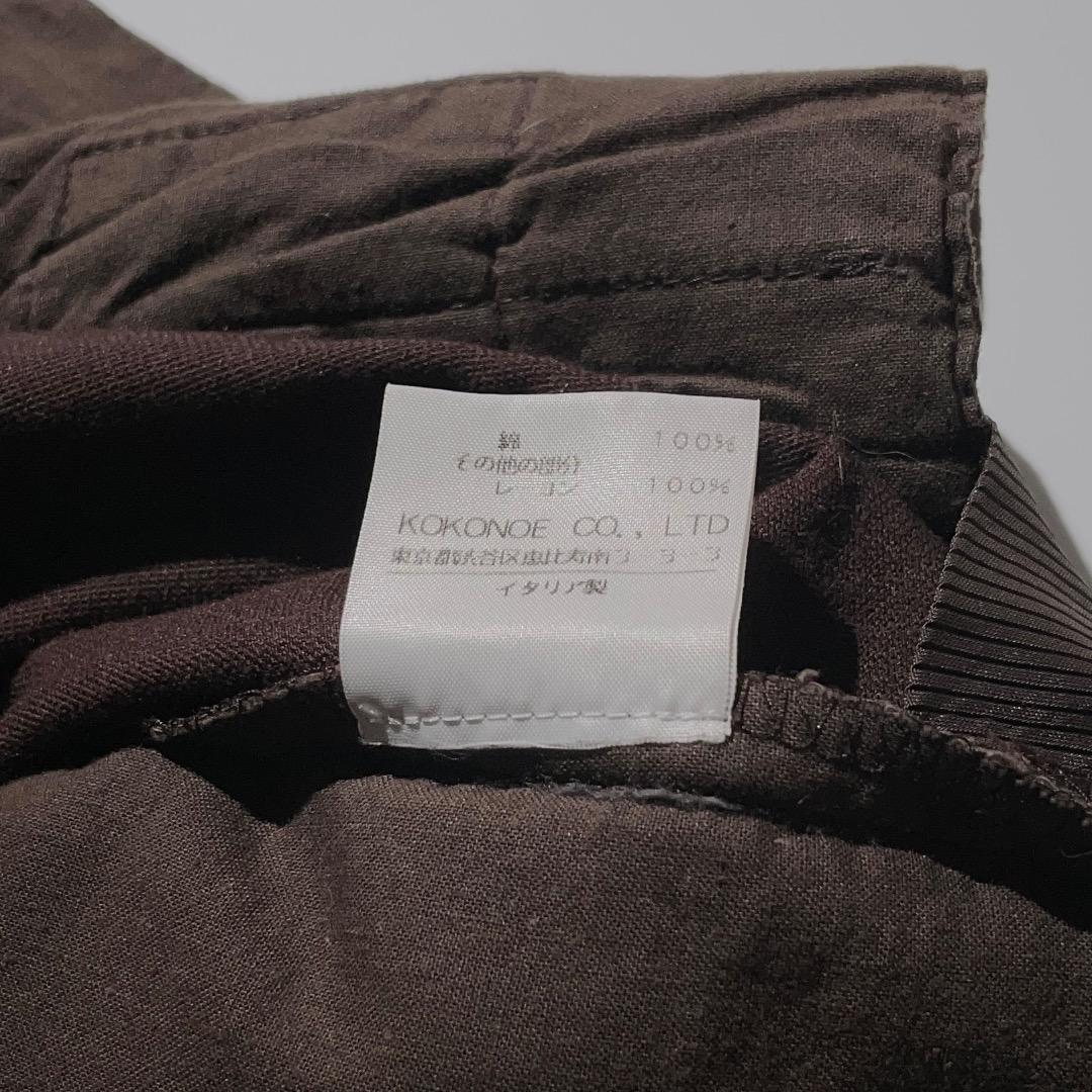 初期 01aw Martin Margiela 10 ベルベットスラックス