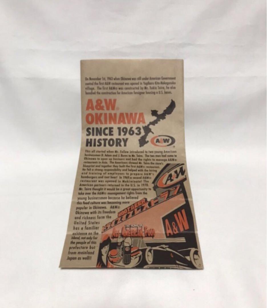 新品　A&W 沖縄　メッシュ キャップ 帽子　ブラック・ブラウン