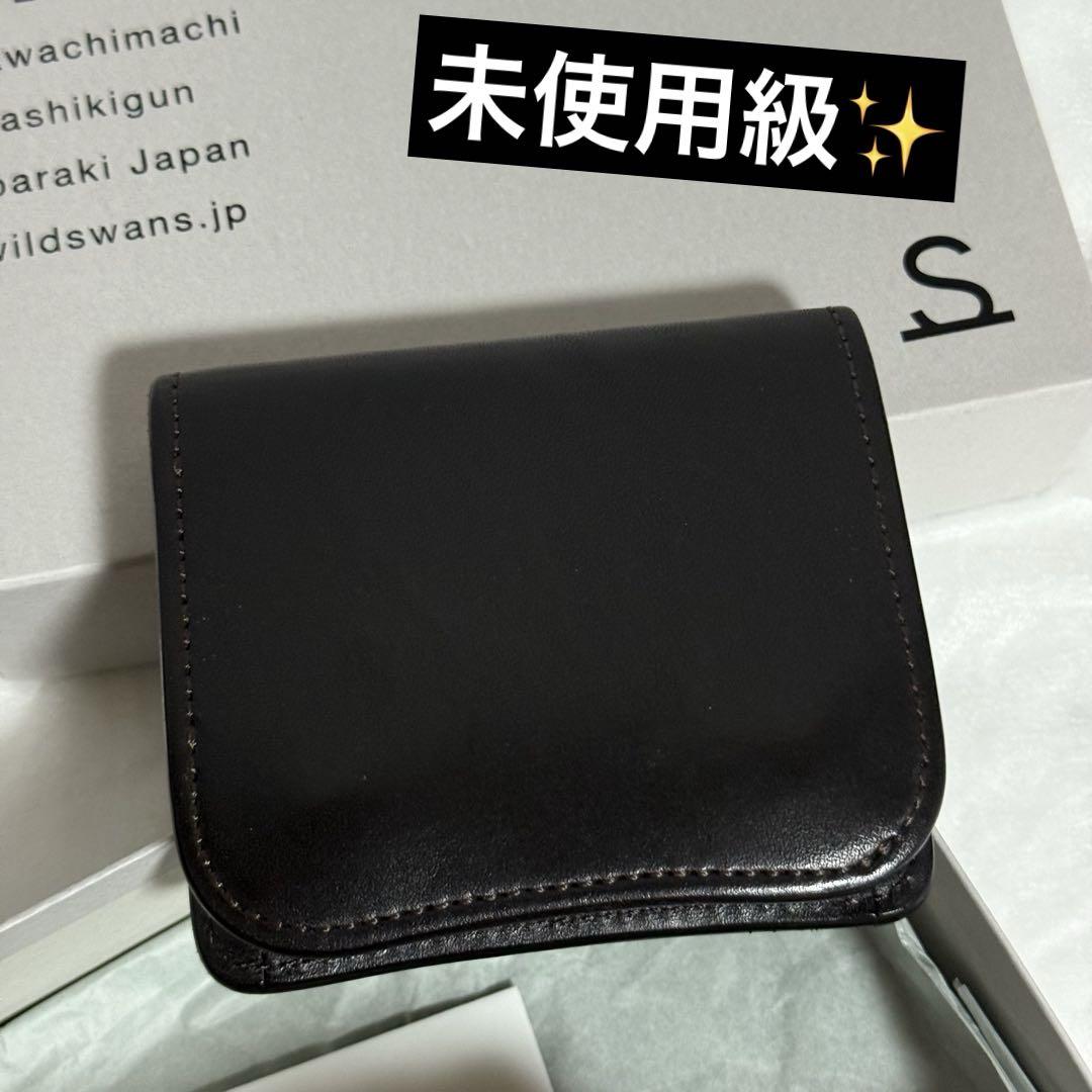 ⭐️未使用級⭐️ワイルドスワンズ パームV2 二つ折り財布 サドルプルアップ 黒