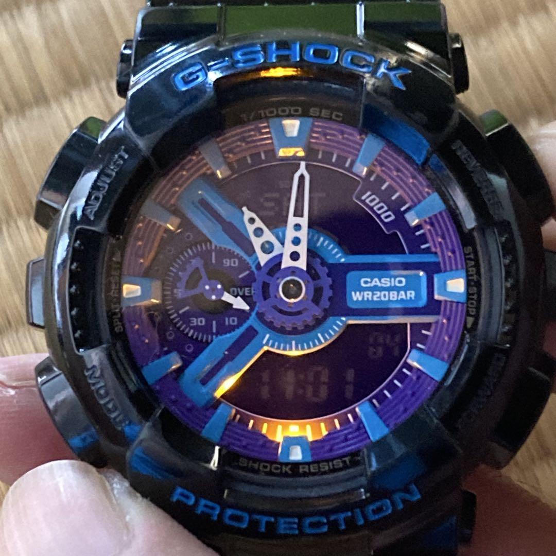 G-SHOCK GA-110HC ハイパーカラーズ　パープル　イエロー Casio G SHOCK 