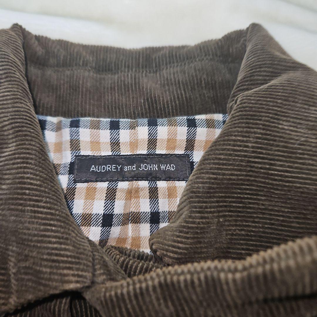 充実の品 JOHN and AUDREY WAD】コーデュロイ FREEオンラ チェック ジャケット・アウター