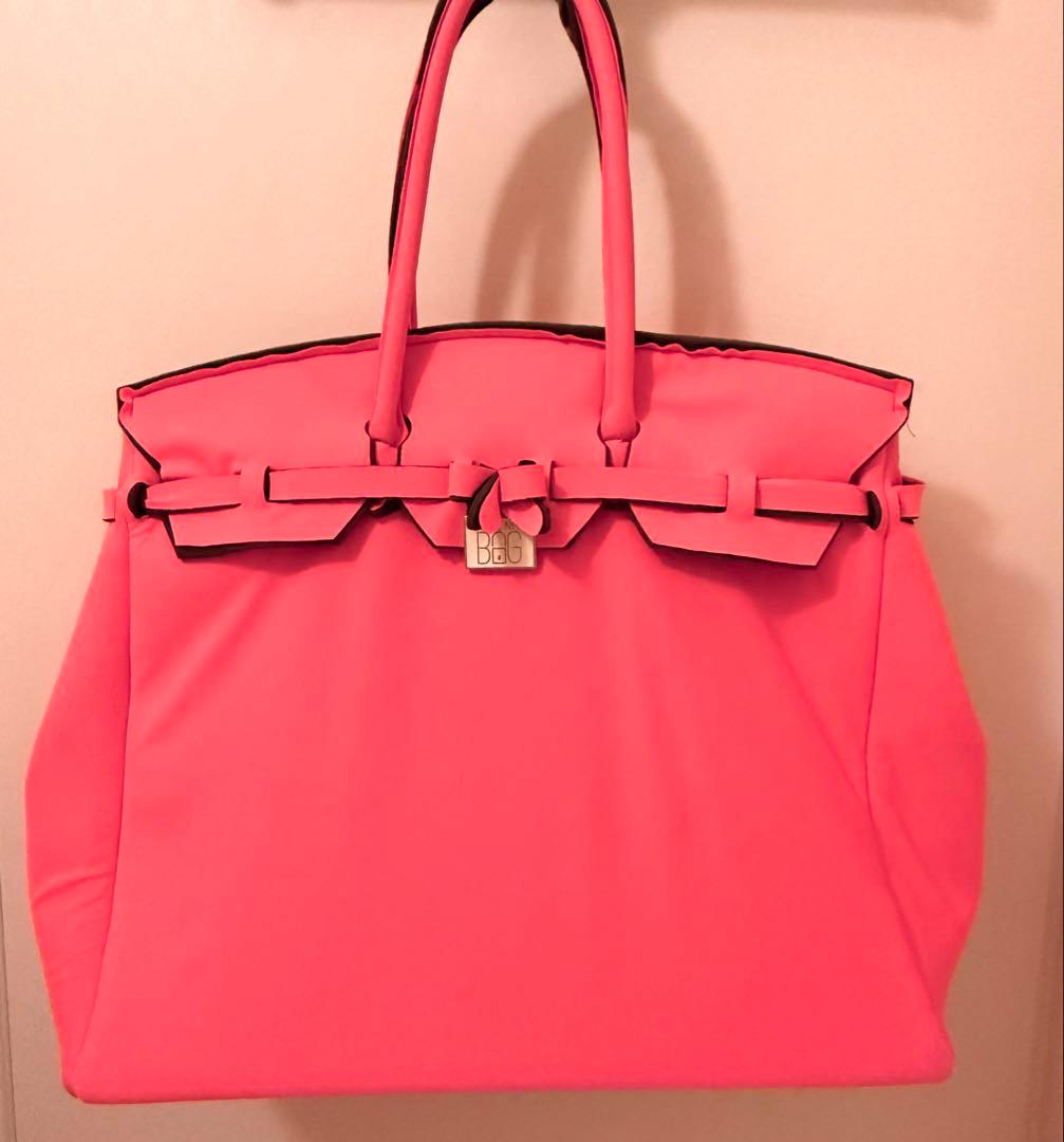 SAVE MY BAG ピンク 大容量 トートバッグ