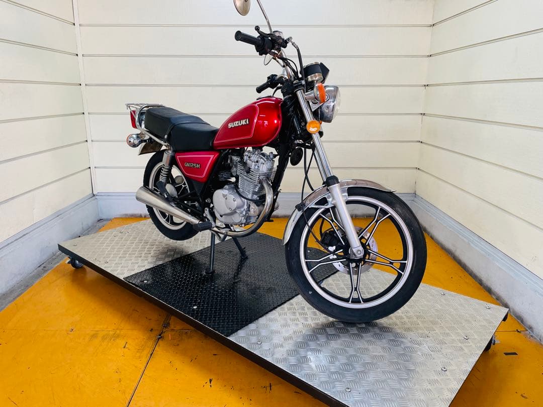 9740km ★始動動画あり★ スズキ GN125H 小型