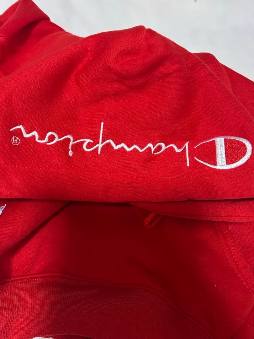 champion × supreme コラボパーカー champion × supreme コラボパーカー