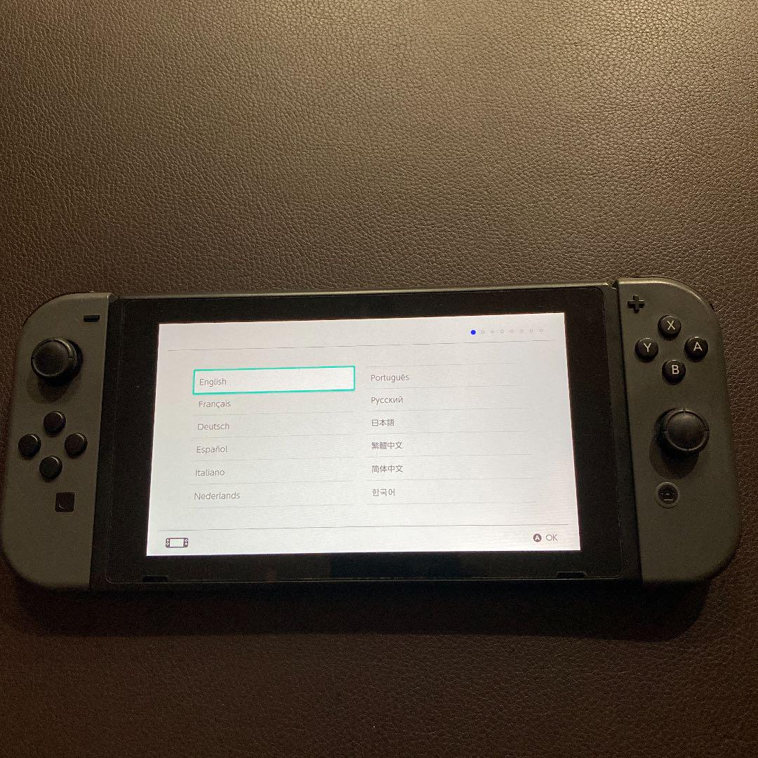 Nintendo Switch グレー(ジャンク水没)