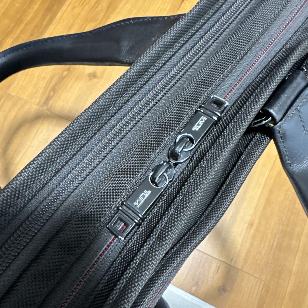 TUMI ビジネスバッグ ブラック ナイロン レザー