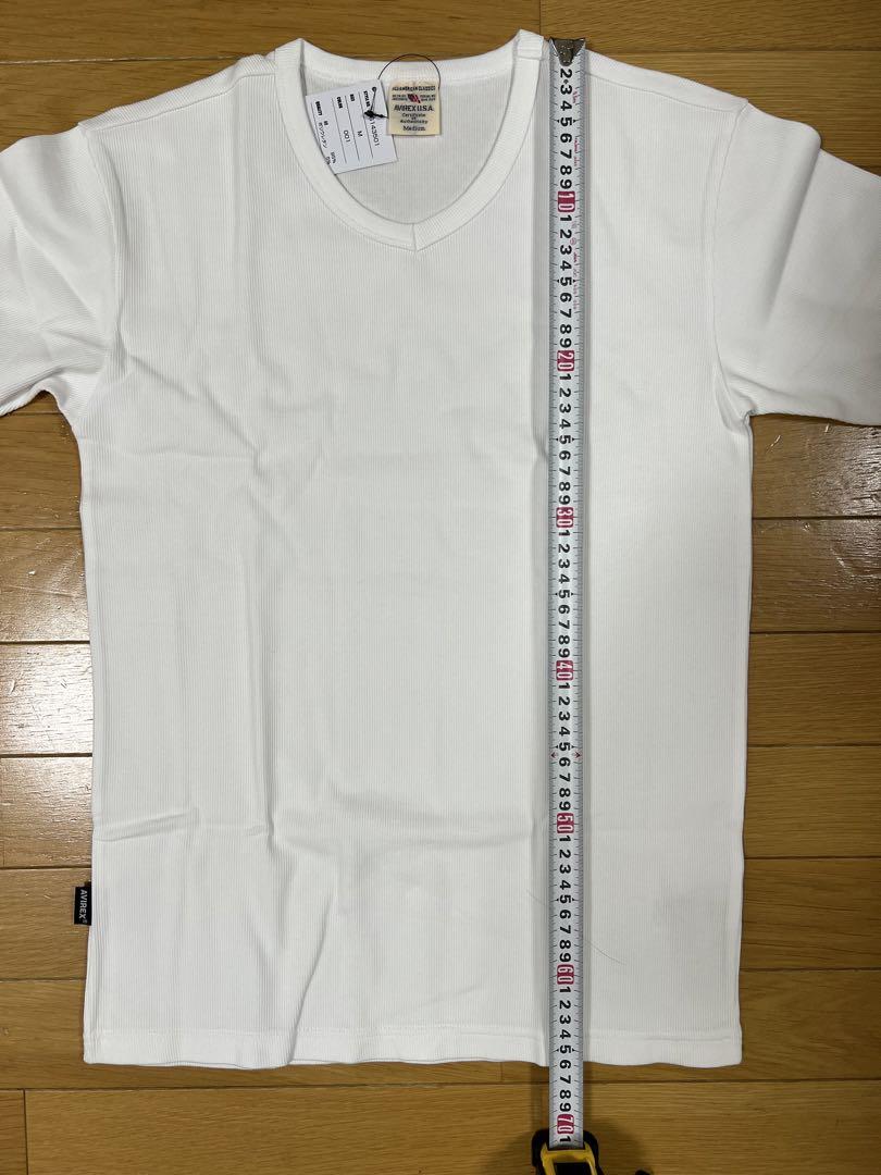 新品アヴィレックス 半袖VネックTシャツM3枚