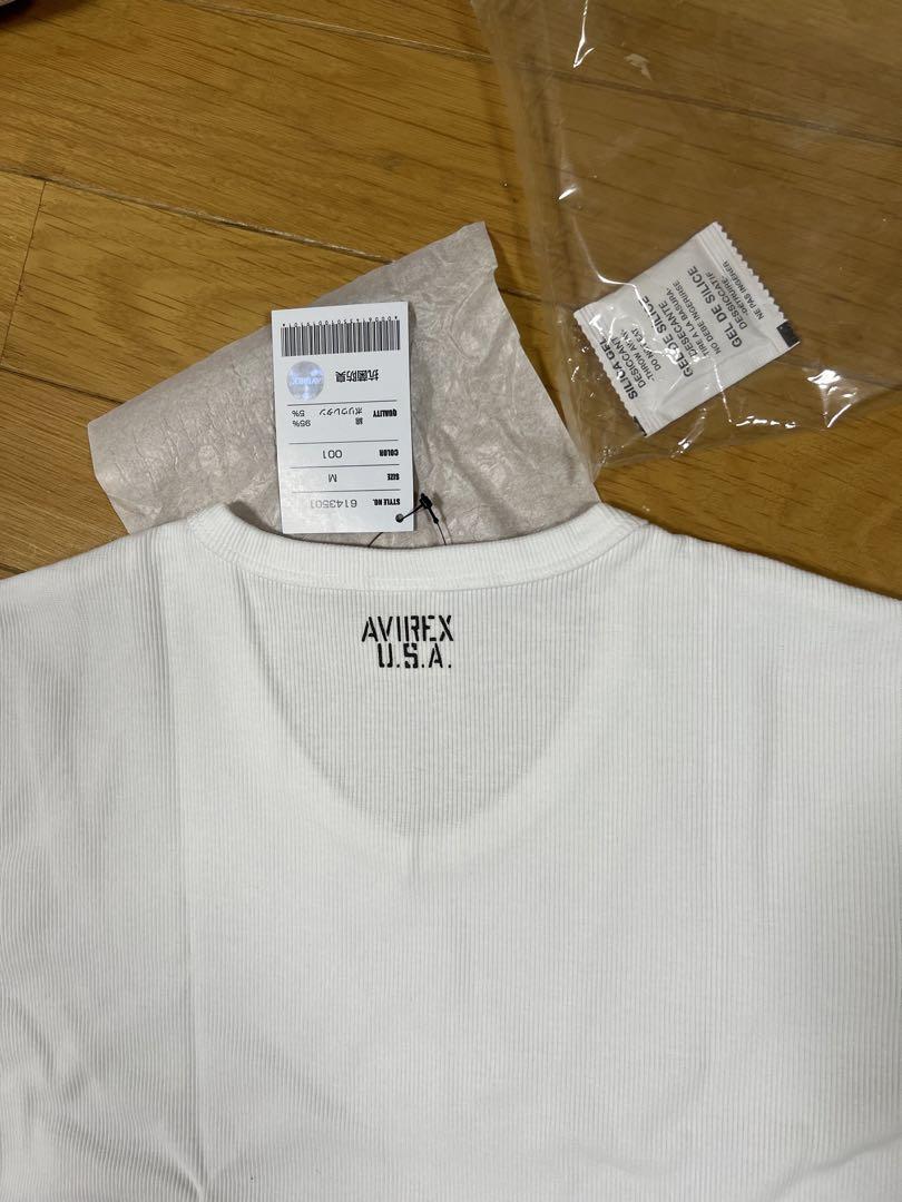 新品アヴィレックス 半袖VネックTシャツM3枚