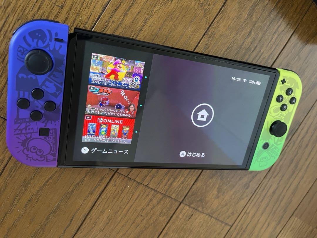 美品Switch 本体 有機EL スプラトゥーン3エディション