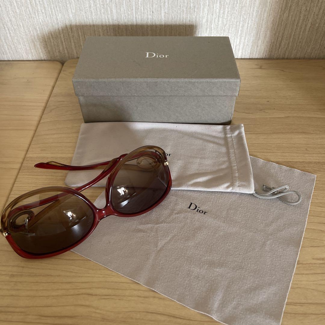 ディオール サングラス Dior レッドハニー - メルカリ