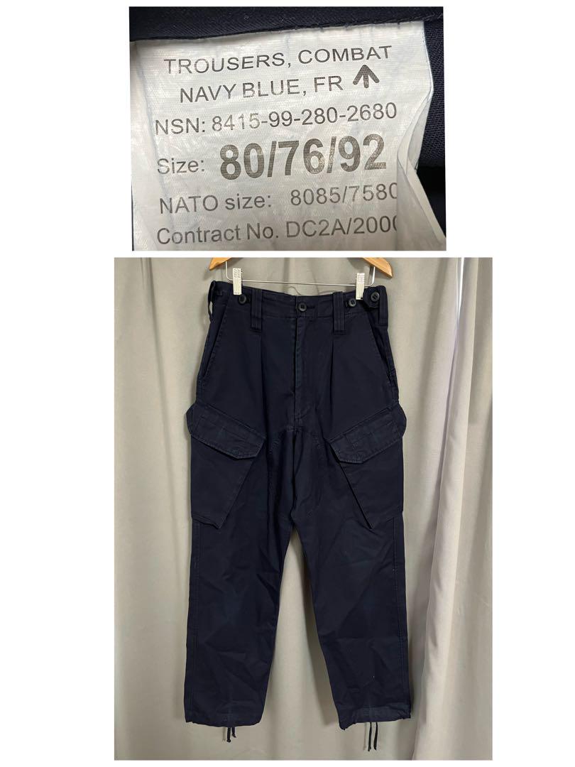 実物 イギリス軍 ROYALNAVYカーゴパンツ 後期
