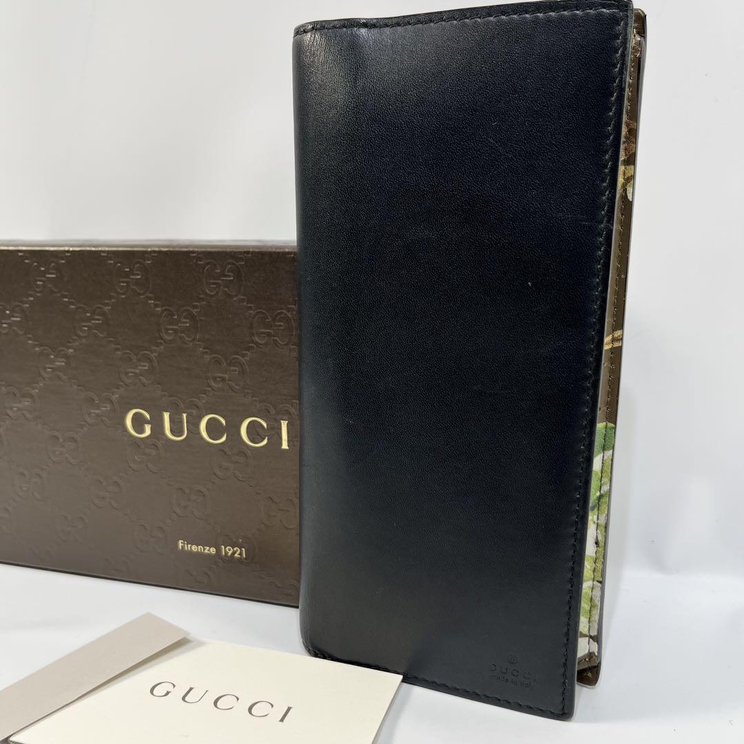 美品✨GUCCI グッチ　長財布　フラワー