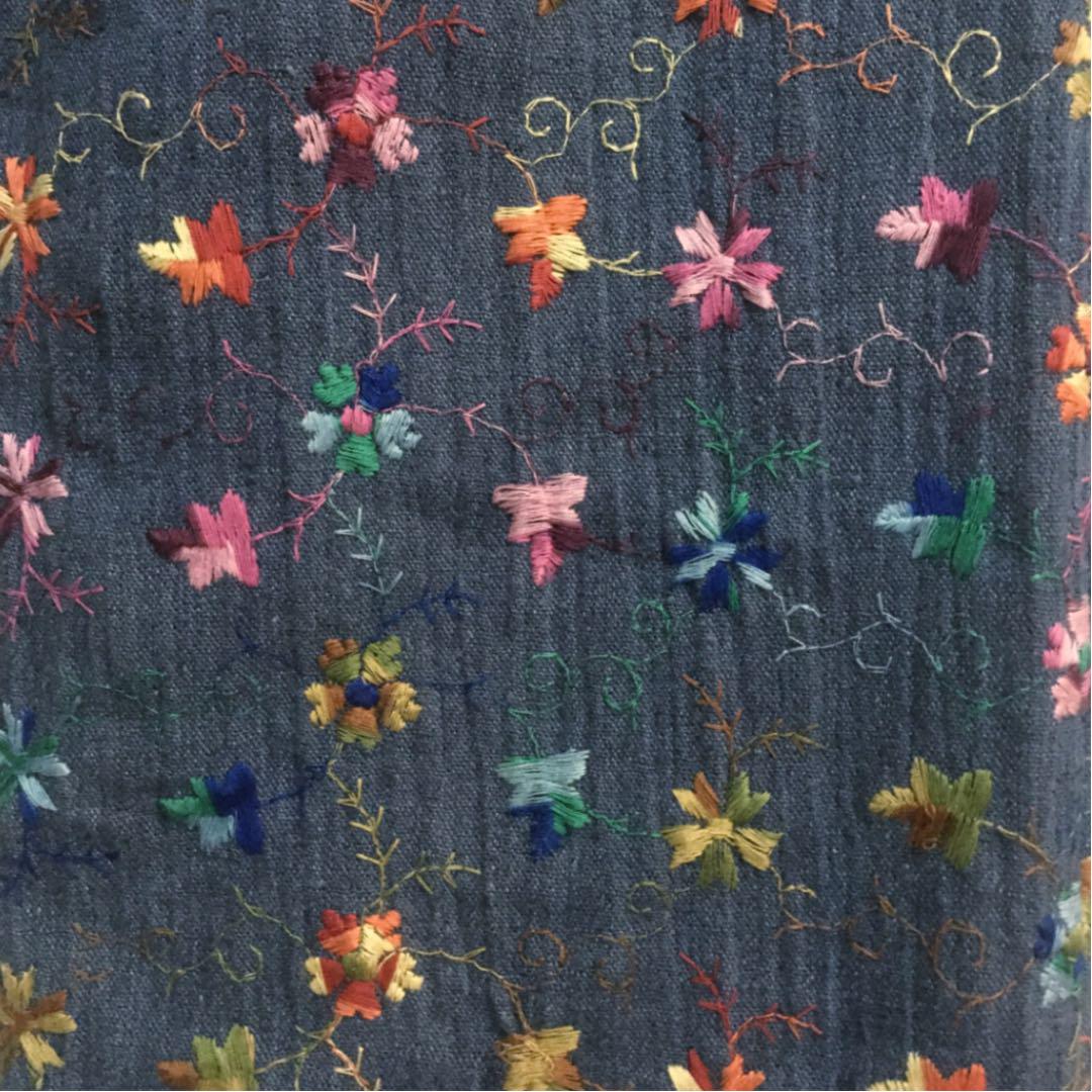 新発売 新商品 珍品 60s 総柄 ハイウエスト デザインパンツ 総刺繍 ヴィンテージ パンツ