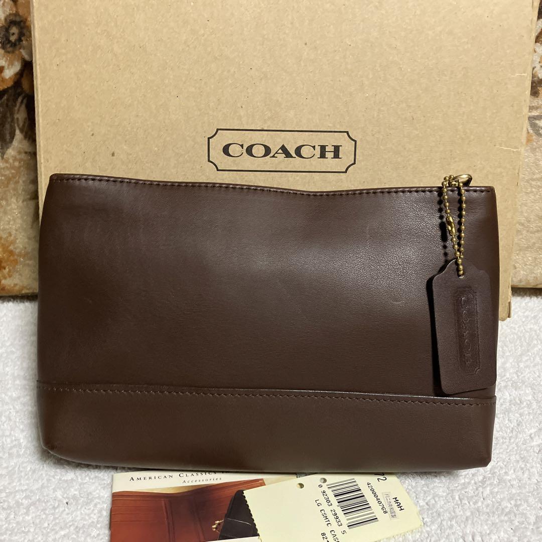 新品未使用☆オールドコーチポーチ　コスメポーチ　マルチケース