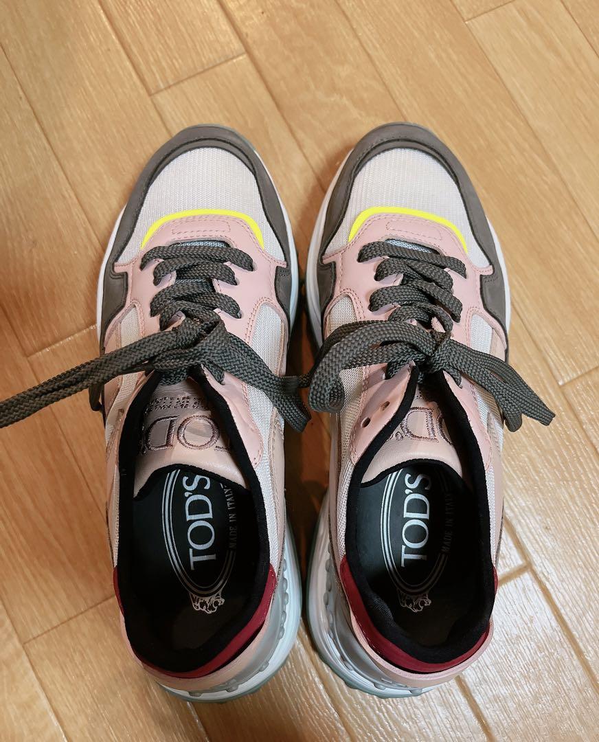 TOD'S トッズ　スニーカー　Tタイムレス　ダッドコンビスニーカー　36