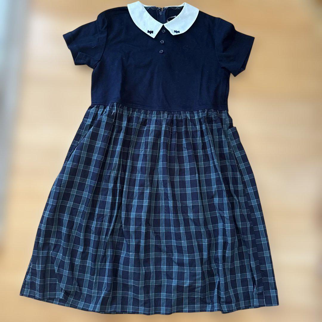美品☆SACCO☆涼しいコットンワンピース☆140 ☆ファミリア