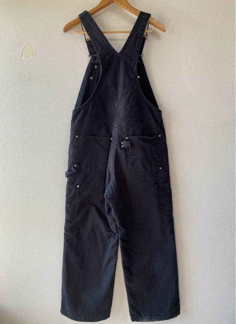 90s Carhartt キルティングライナー ダブルニーダック オーバーオール