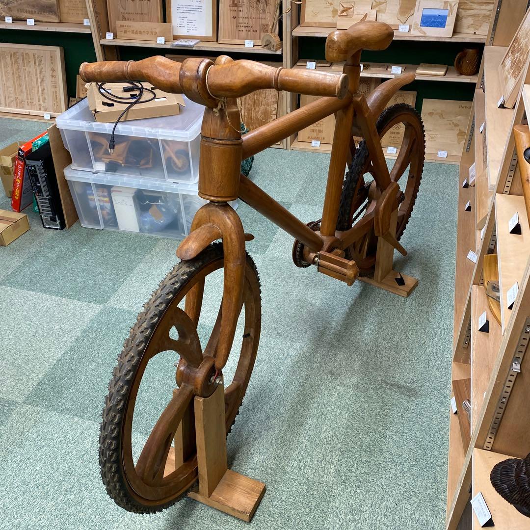 木製自転車傷や汚れあり BRIGHTFACE_UK
