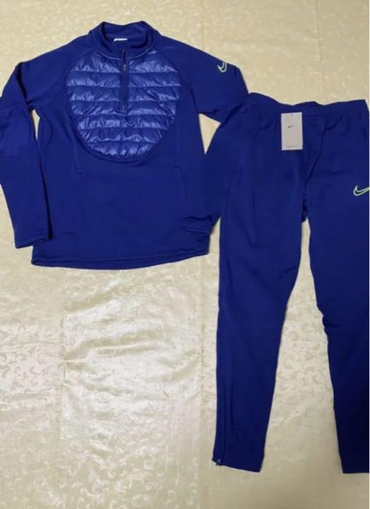 新品　NIKE ナイキ　アカデミー 裏起毛 長袖ドリルトップ 上下　M