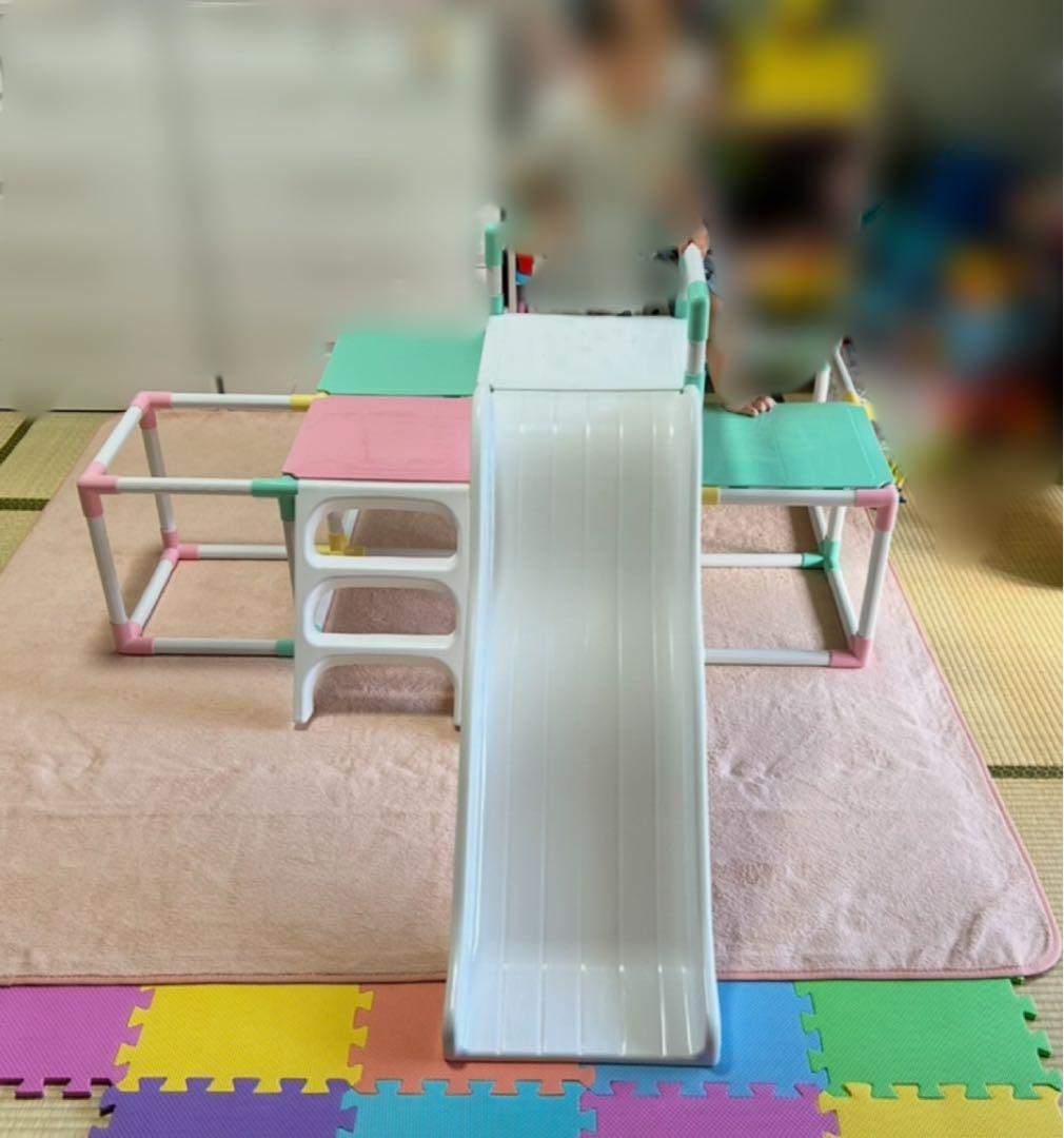 HAENIM TOY ジャングルジム 滑り台付き 説明書あり