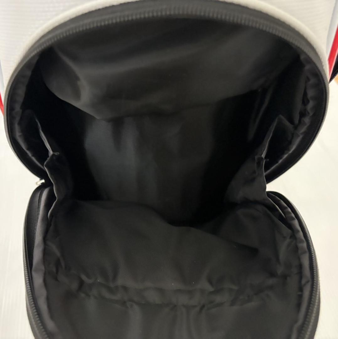 【美品】TaylorMade キャディバッグ 白 / 赤 / 紺