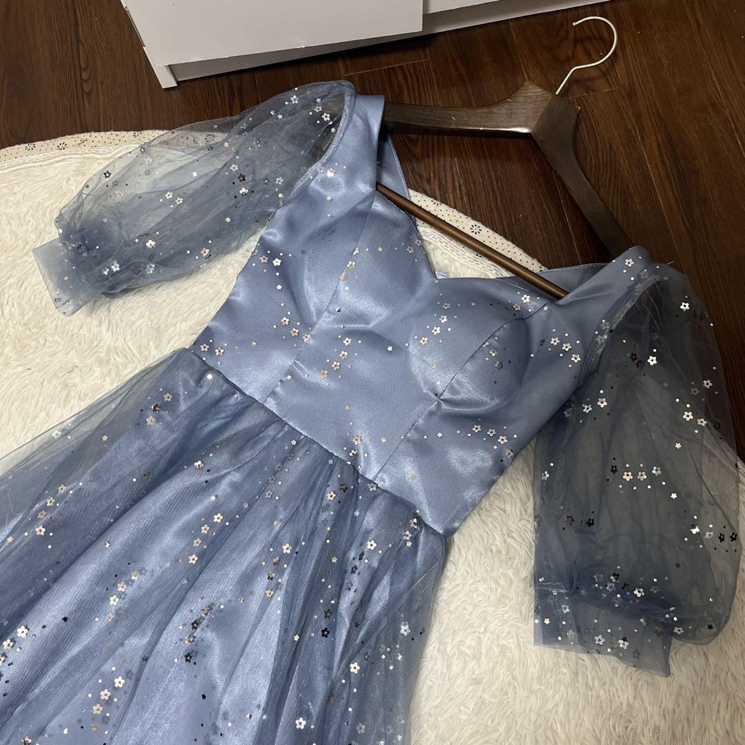 1/28まで 上品ロングレースワンピースパーティドレスお呼ばれ結婚式フォーマル