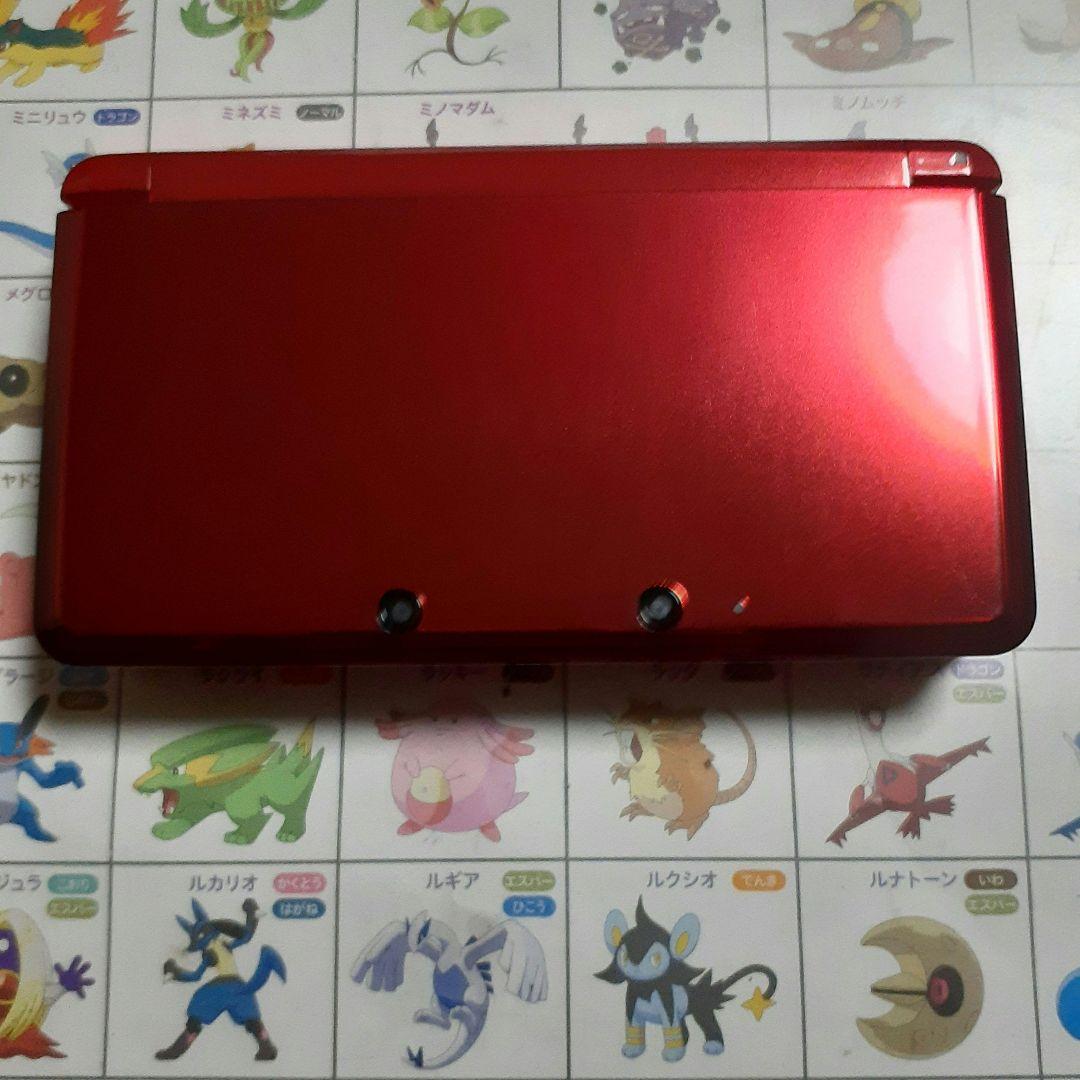 ニンテンドー 3DS メタリック カラー レッド 本体 美品 Nintendo