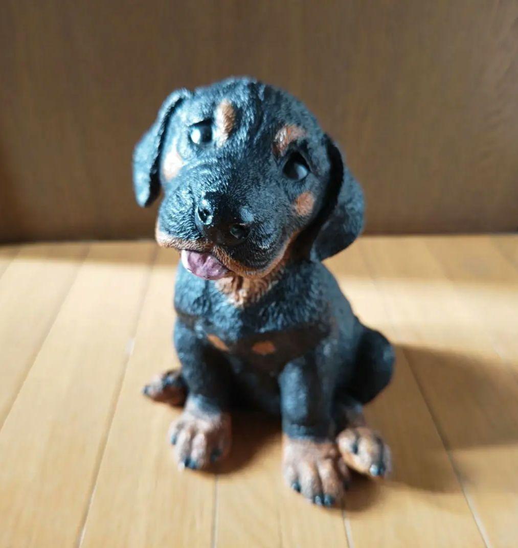 犬 ミニチュアダックスフンド 置物