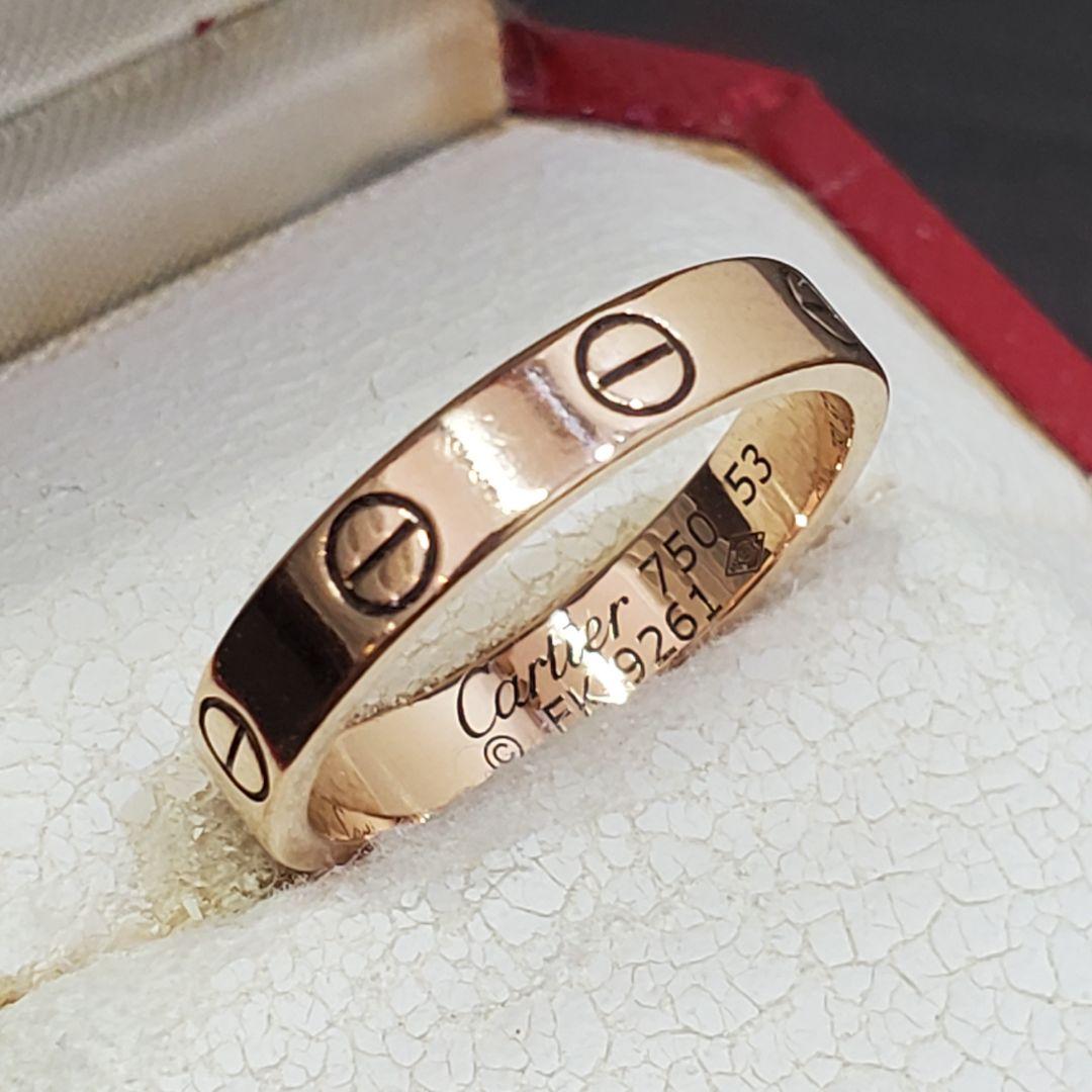 Cartier カルティエ ラブリング K18 #53 約12号