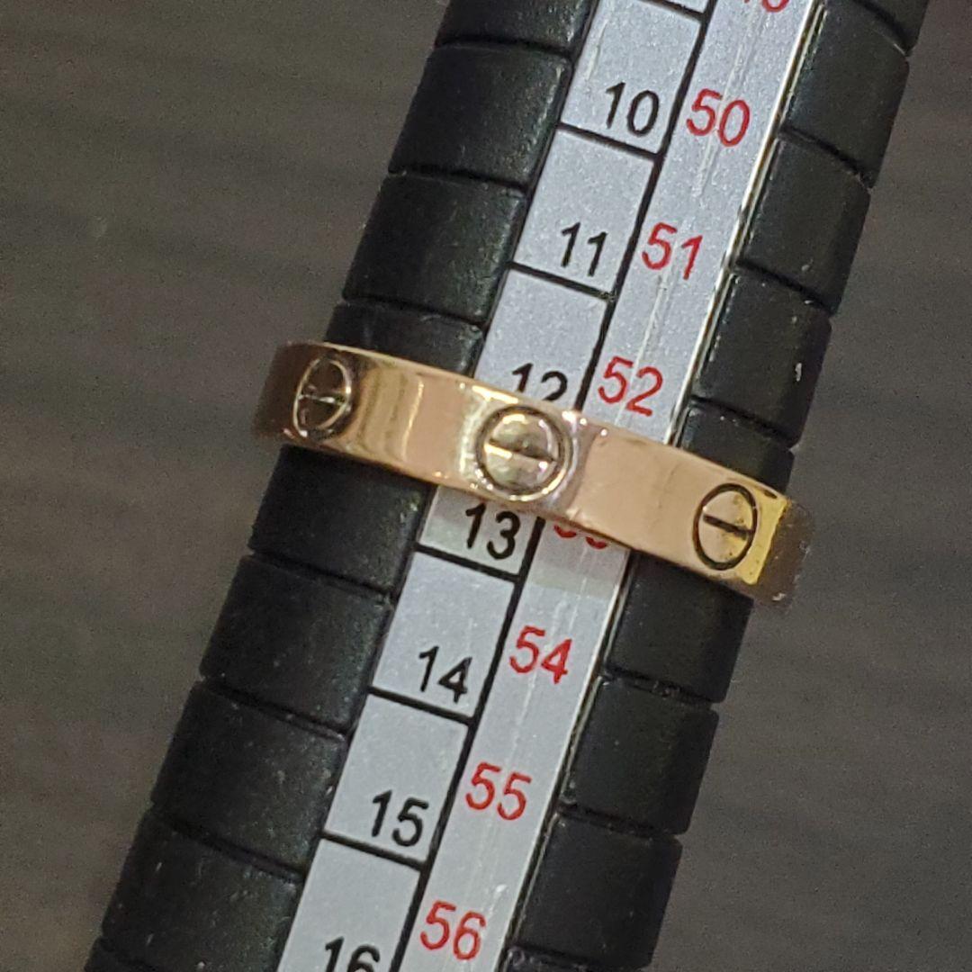 Cartier カルティエ ラブリング K18 #53 約12号