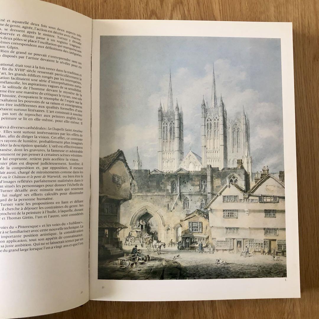 本物 ◇中古極美品◇高級装丁本 ターナー画集◇洋書/フランス語 アート・デザイン・音楽