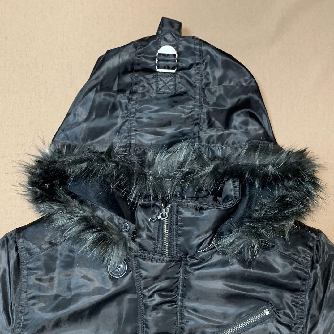 FUGA fur design blouson hoodie