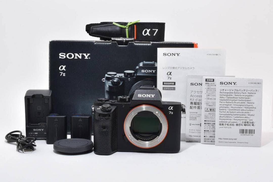 SONY ILCE-7M2 ≪S数8 900回 バッテリー2個 元箱≫ 1876
