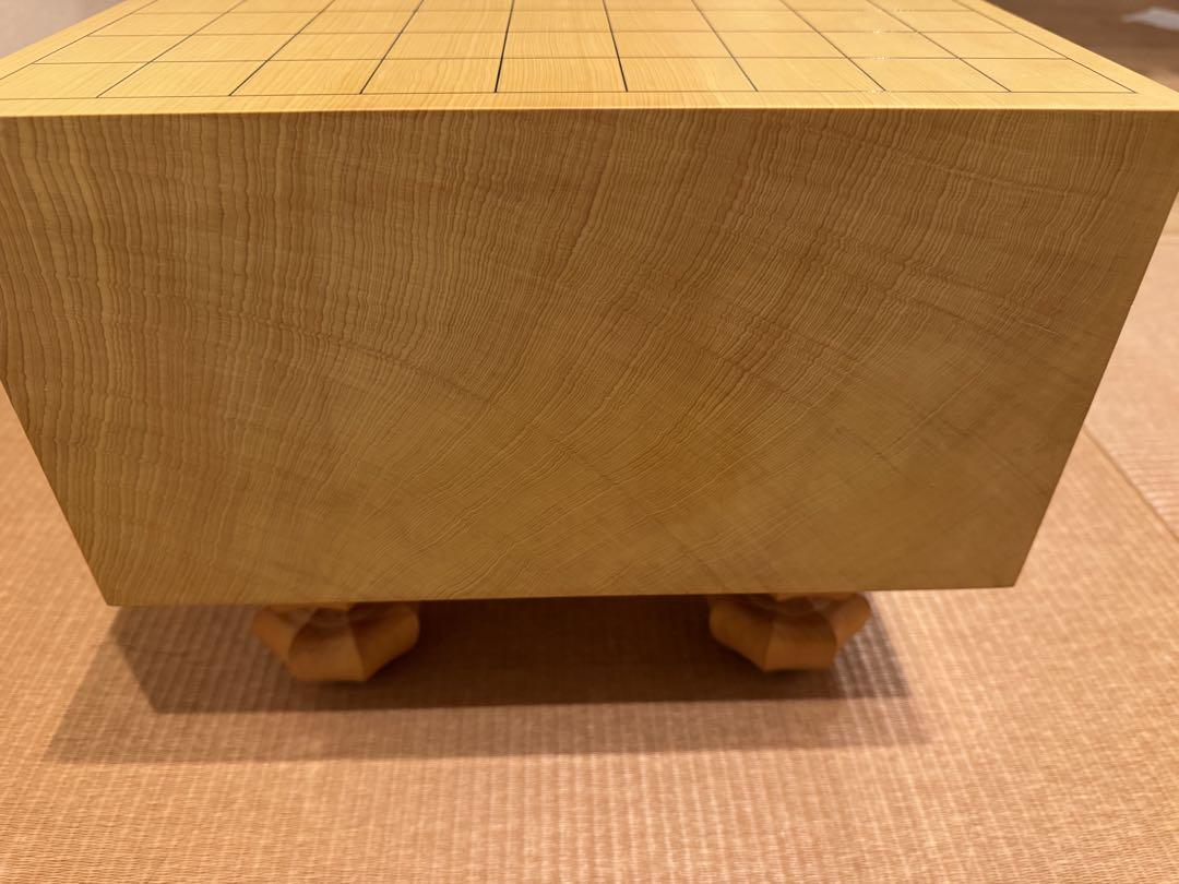 本榧　将棋盤　天柾　約5.5寸　三輪碁盤店製駒台付き