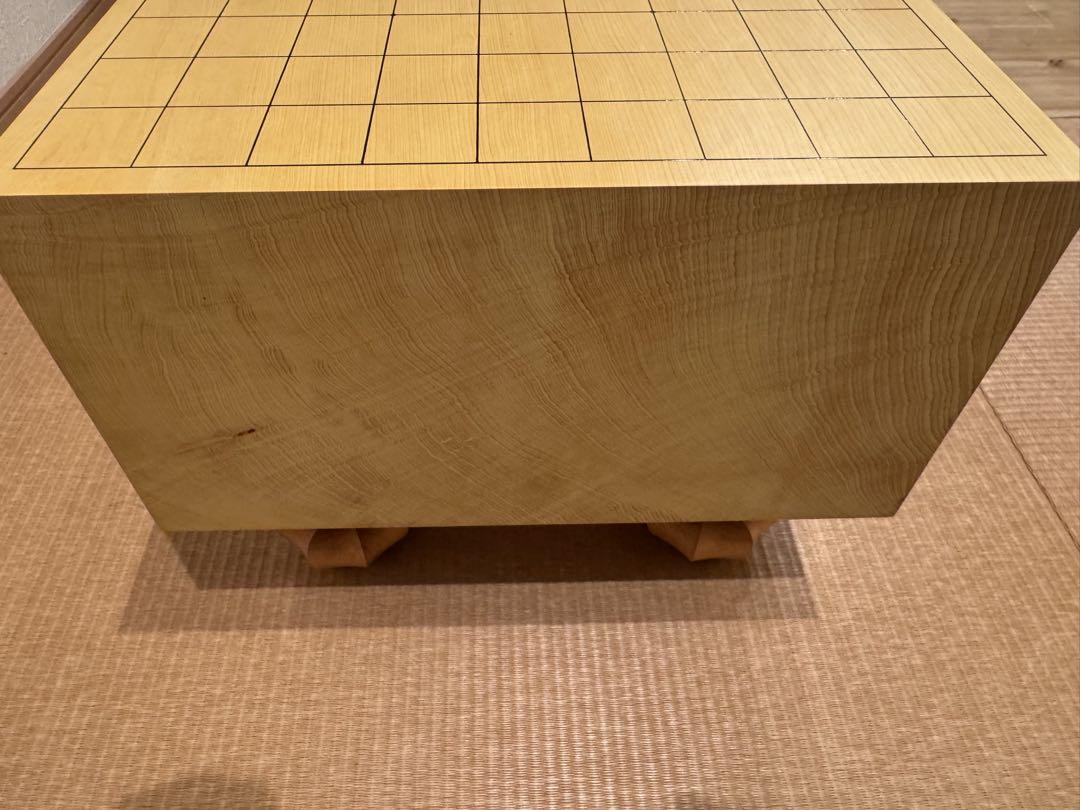 本榧　将棋盤　天柾　約5.5寸　三輪碁盤店製駒台付き