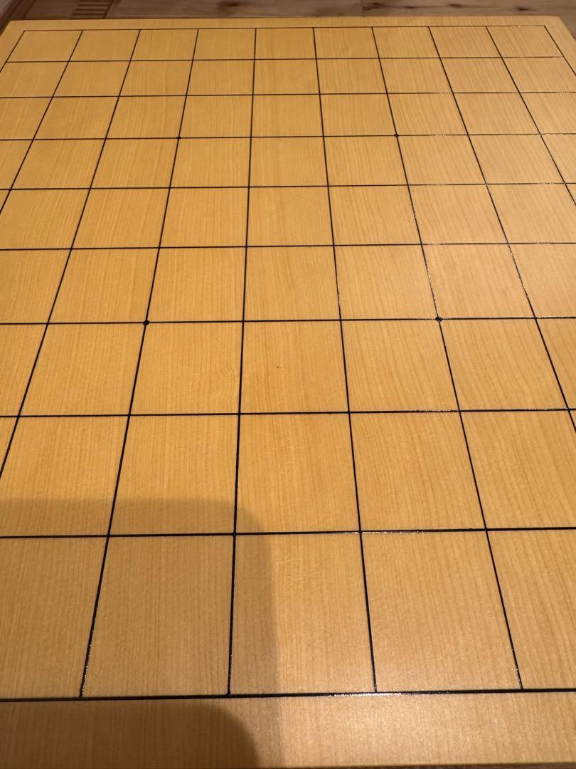 本榧　将棋盤　天柾　約5.5寸　三輪碁盤店製駒台付き