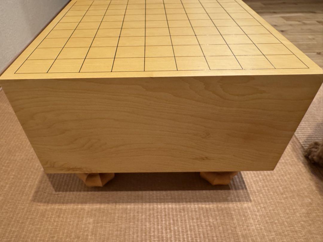 本榧　将棋盤　天柾　約5.5寸　三輪碁盤店製駒台付き