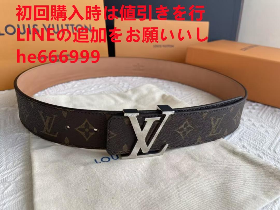 Louis Vuitton レザーベルトhV
