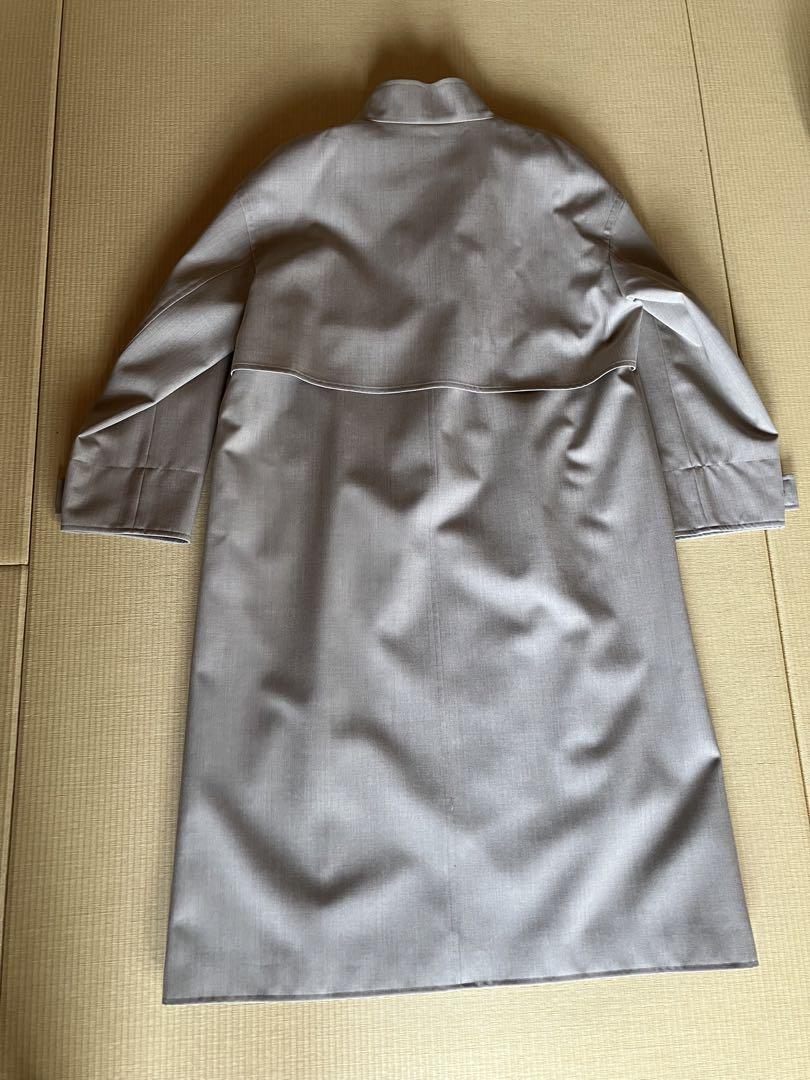 専用美品ウールギャバジンスタンドカラー トレンチコート