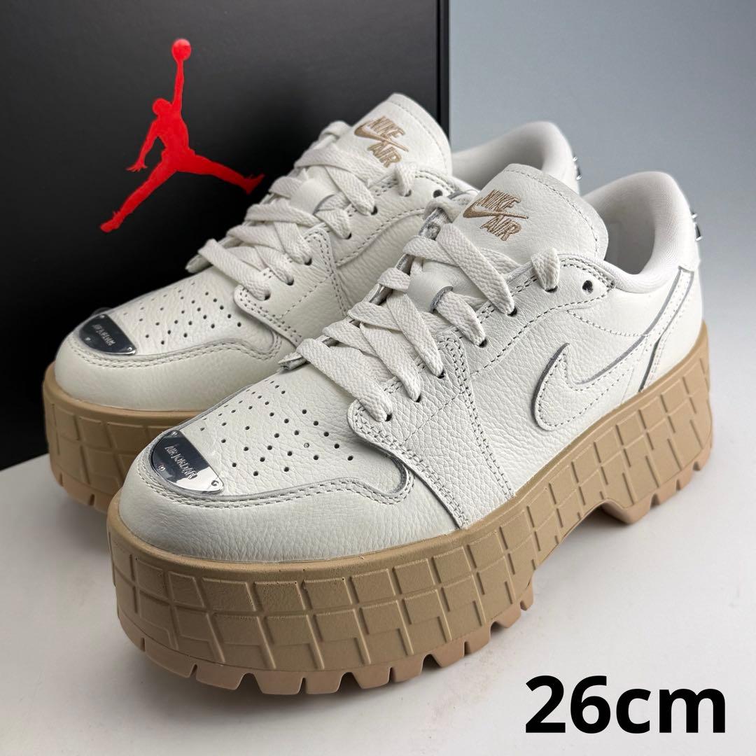 26cm ナイキ ウィメンズ エアジョーダン1 ブルックリン ロー 白