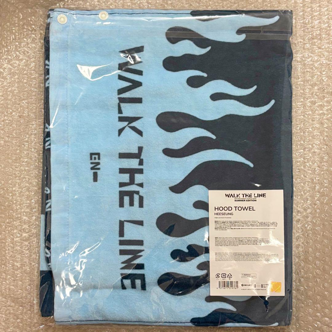ENHYPEN WALK THE LINE ヒスン フードタオル ENHYPEN ジェイ フードタオル WALK THE LINE - メルカリ