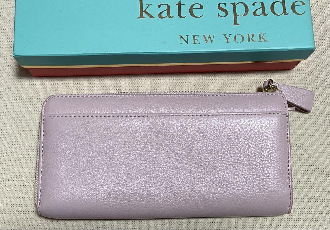 kate spade 長財布　くすみピンク