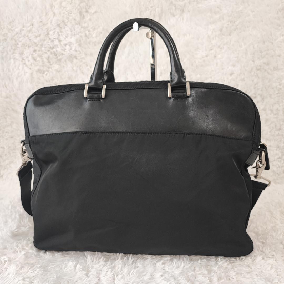 好評低価 美品 2way レザー A4可黒 FfkGR-m11705670677 ポールスミス ビジネスバッグ マルチストライプ 限定SALEお買い得