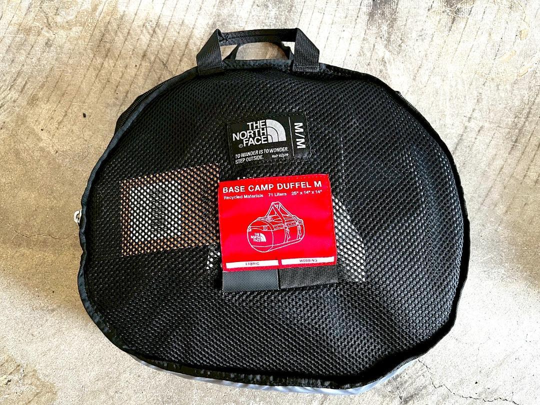 新品 ノースフェイス ダッフルバック ボストンバック 黒 71L 修学旅行
