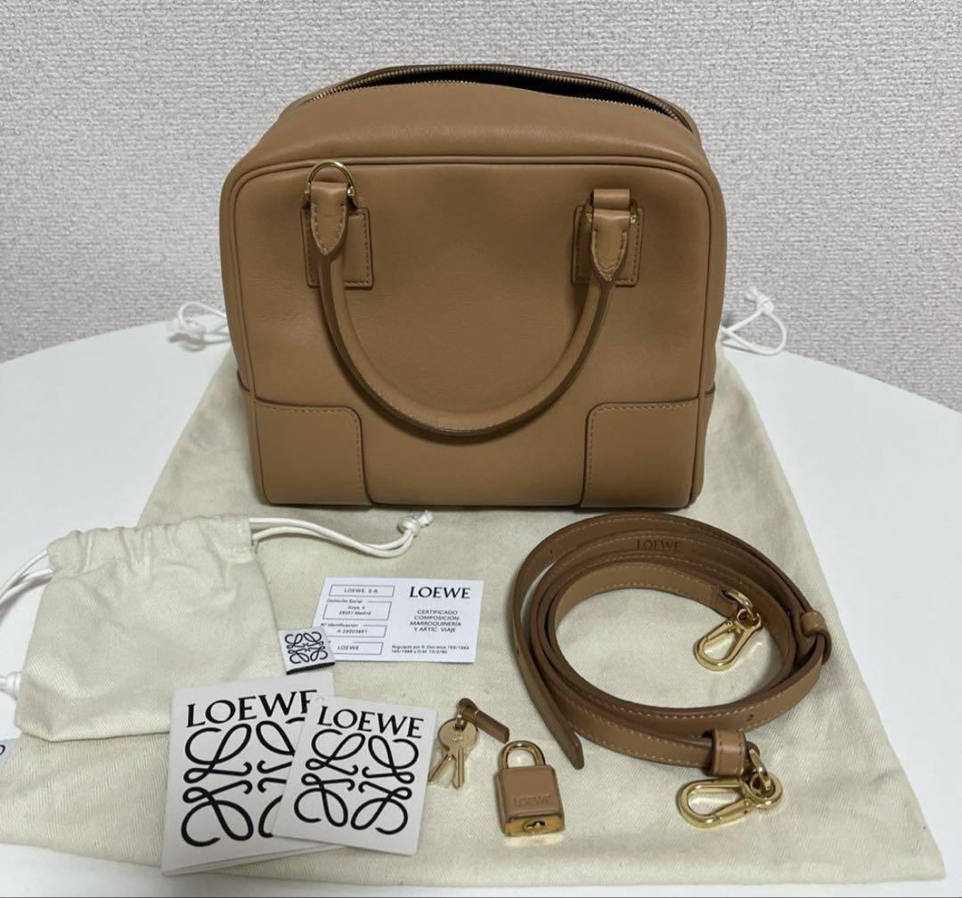 LOEWE ロエベ アマソナ19 ウォームデザート 希少 廃盤 人気