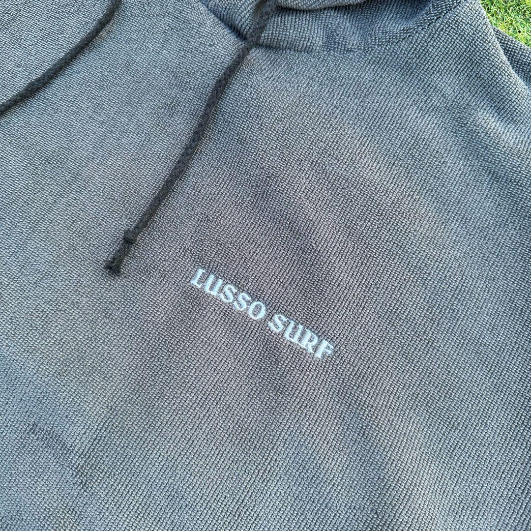 サーフブランド　LUSSO SURF お着替えポンチョ　グレー　ロンハーマン Ron Herman - 正規品 LUSSO SURF お着替えポンチョ グレー