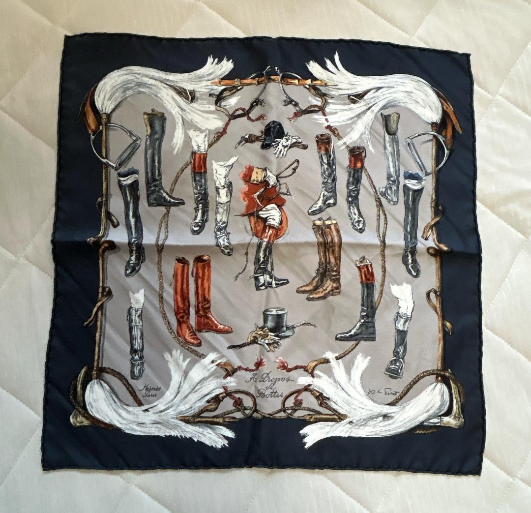 ⭐︎HERMES⭐︎ エルメス シルクスカーフ ガヴロッシュ(プチカレ）