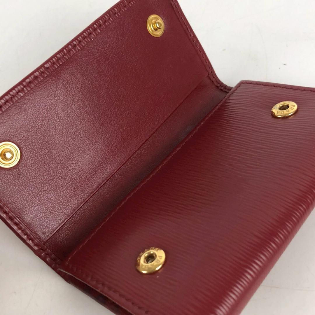 PRADA プラダ キーケース レッド レディース ブランド
