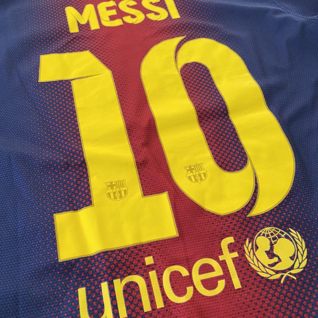 メッシ　バルセロナ2012-13 ホームユニフォーム サッカーシャツ NIKE