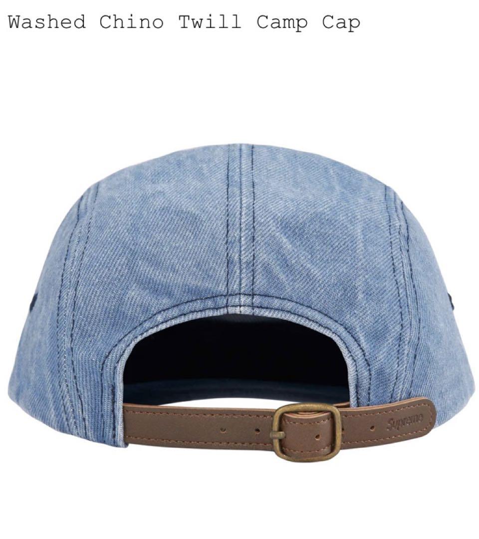 Supreme Washed Chino Twill Camp Cap シュプ